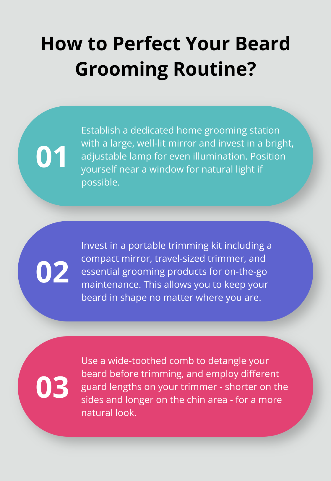 Infographic: How to Perfect Your Beard Grooming Routine? - where should i trim my beard